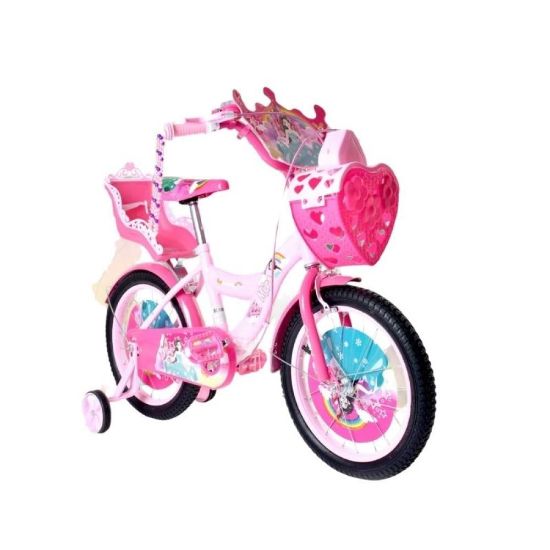 صورة دراجة هوائية بنات سلة قلب ومساعدات